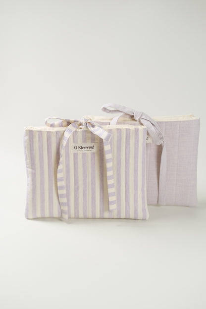 Lavender Milk Quilted Book Sleeve - O Sleeves!