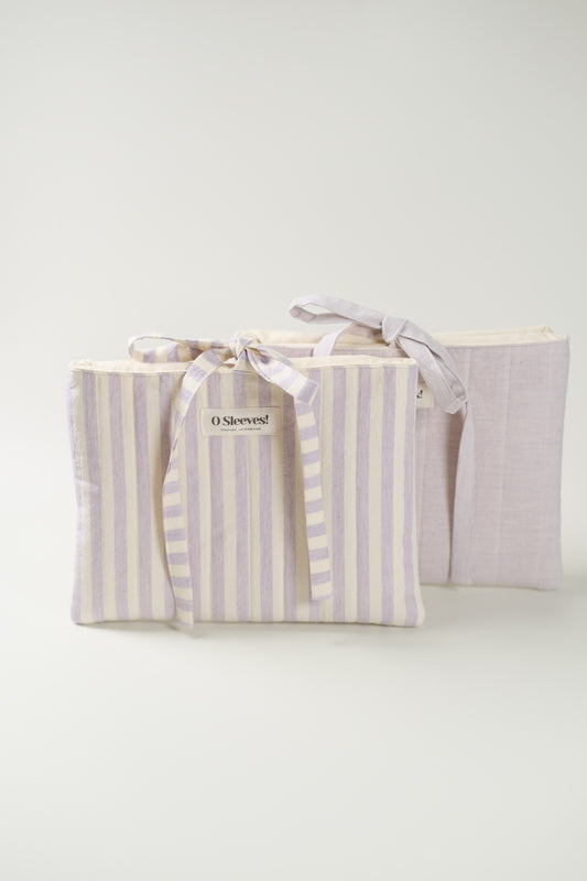 Lavender Milk Quilted Book Sleeve - O Sleeves!