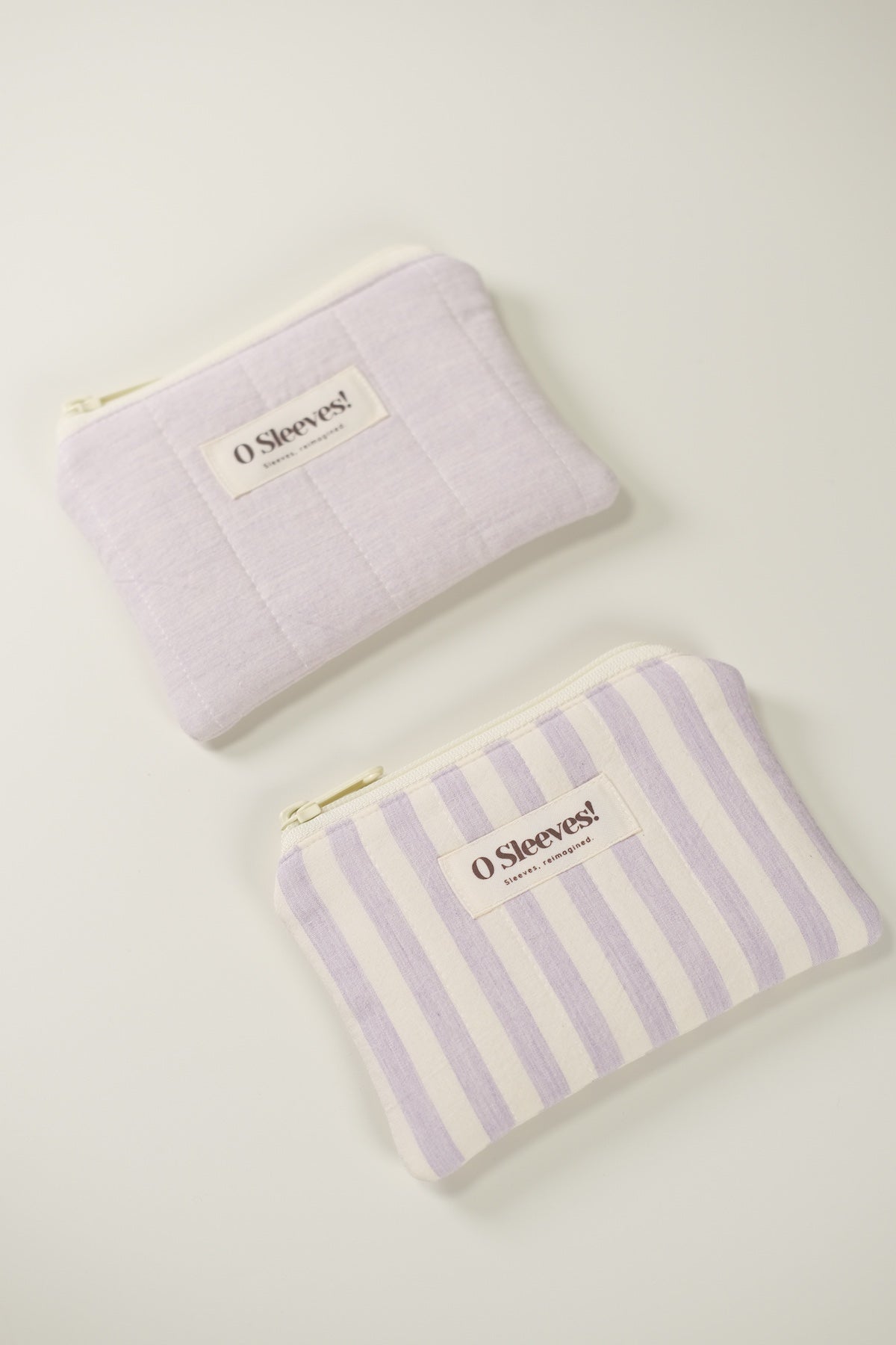 Lavender Milk Quilted Mini Pouch - O Sleeves!
