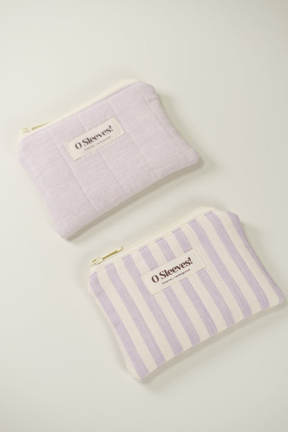 Lavender Milk Quilted Mini Pouch - O Sleeves!