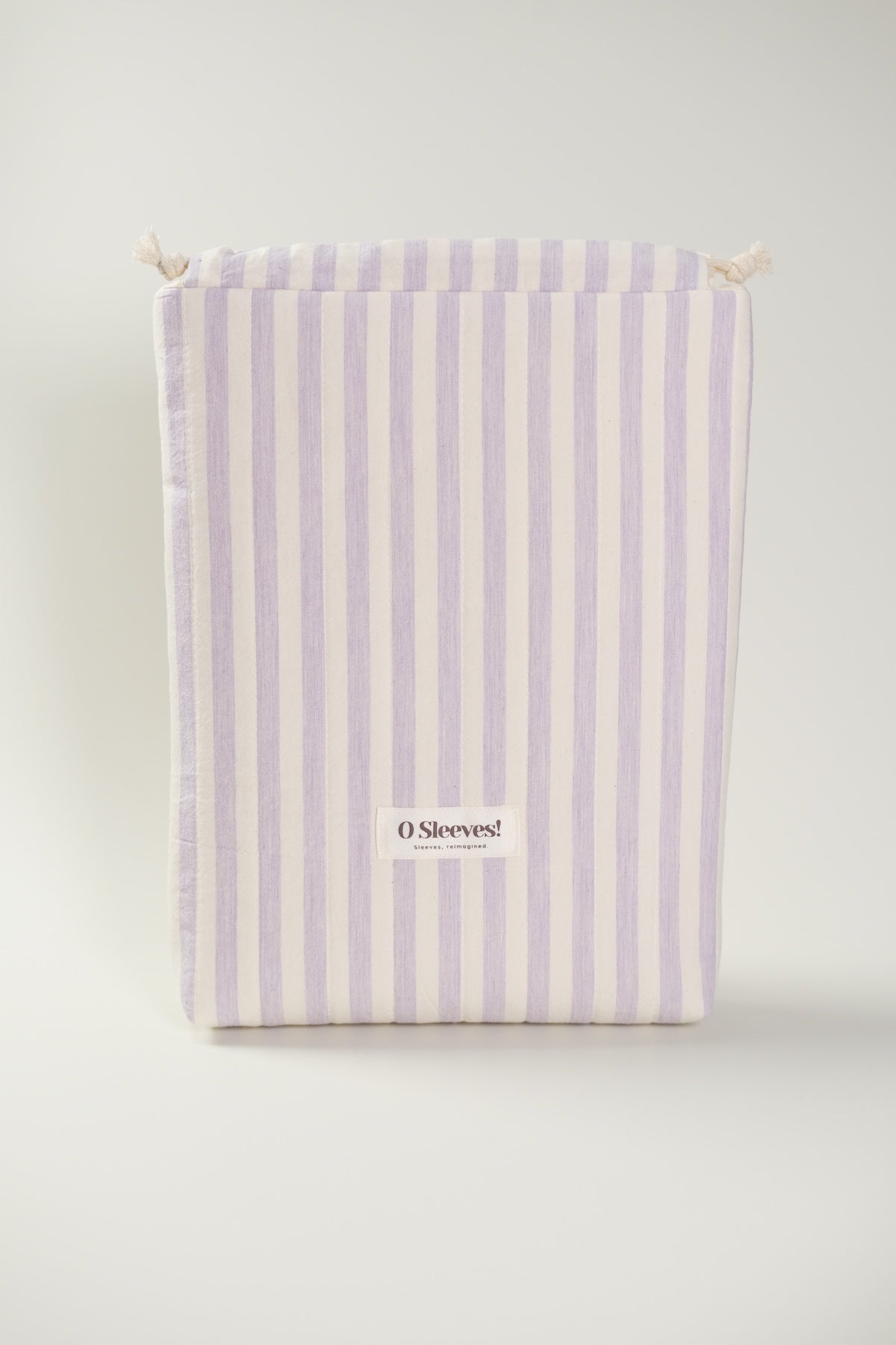 Lavender Milk Quilted Drawstring Bag - O Sleeves!