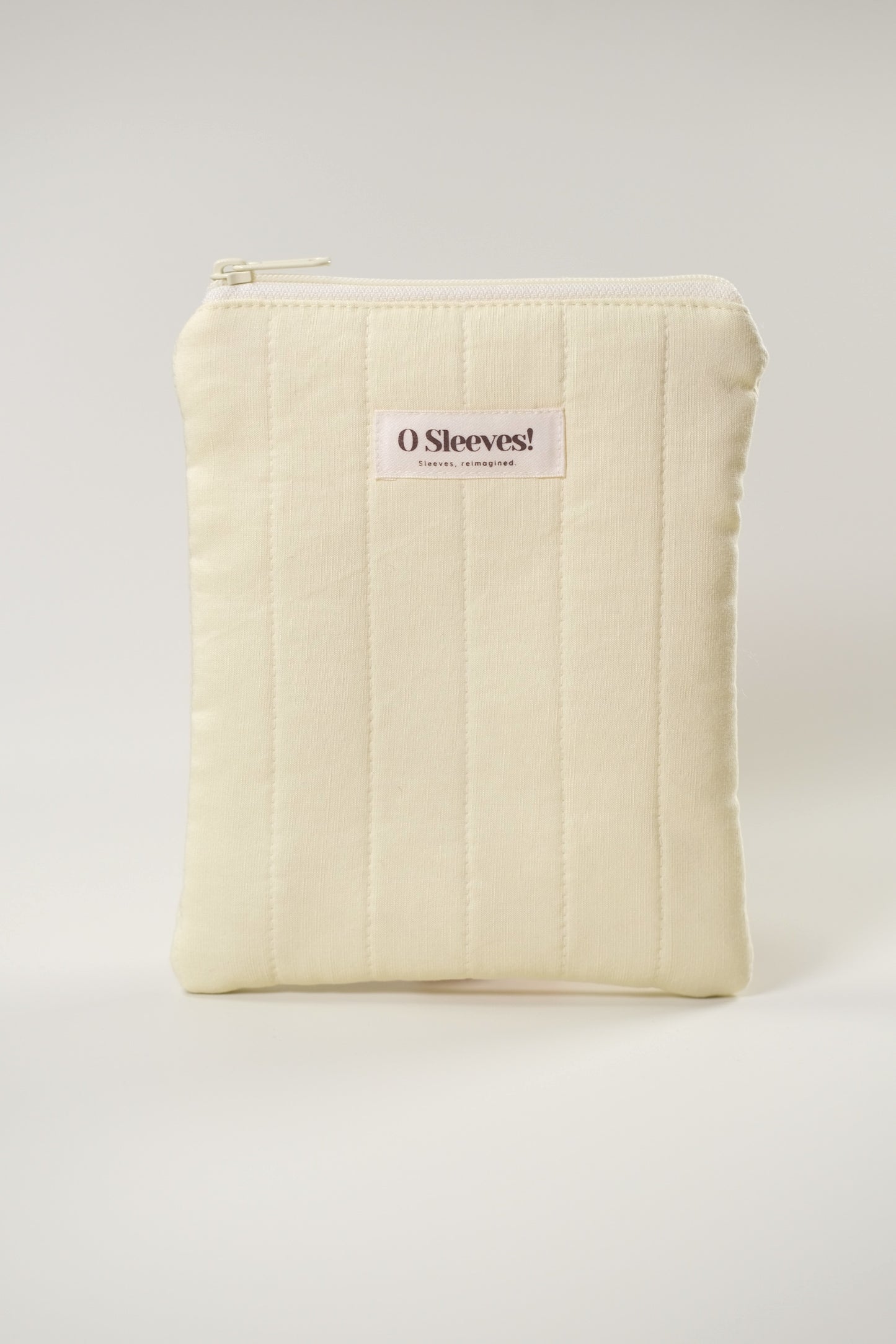 Lemon Butter Linen-Blend Quilted e-Reader Sleeve - O Sleeves!