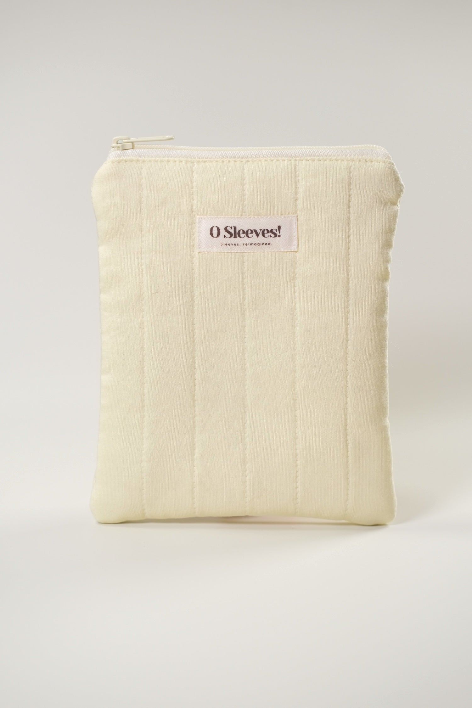 Lemon Butter Linen-Blend Quilted e-Reader Sleeve - O Sleeves!
