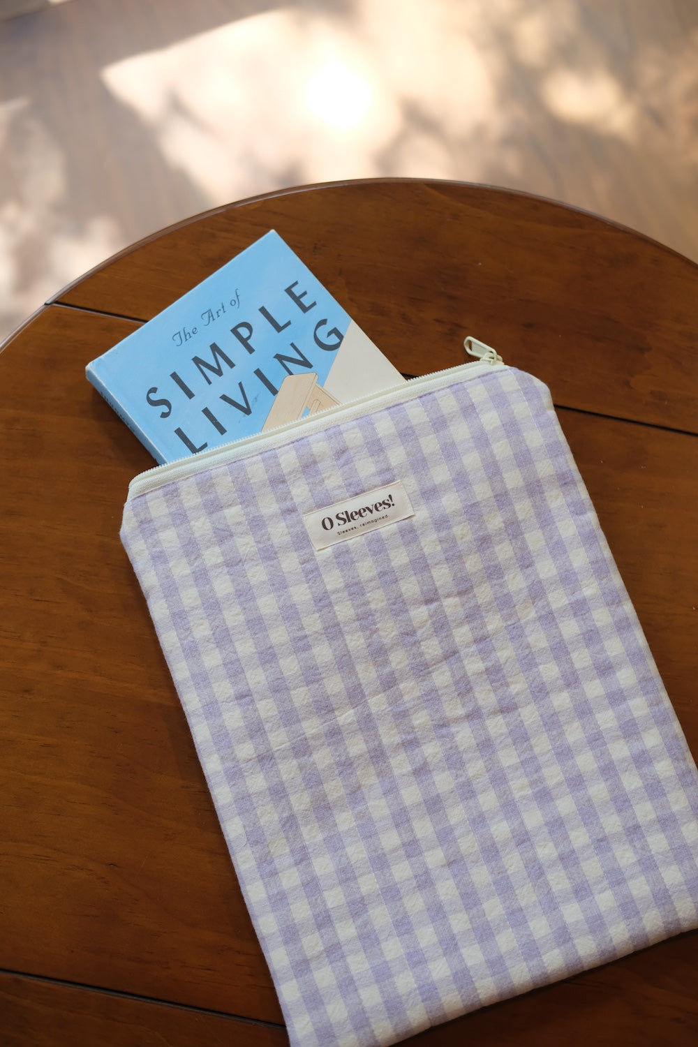 Lavender Milk Quilted Book Sleeve - O Sleeves!