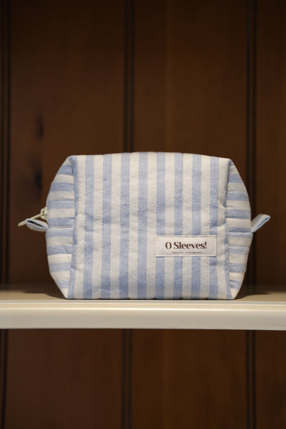 Blue Hydrangea Makeup Bag