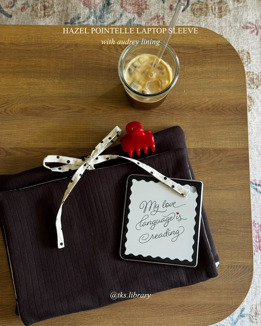 Hazel Pointelle Laptop Sleeve - Audrey - O Sleeves!