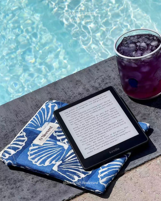 Seashell Linen e-Reader Sleeve