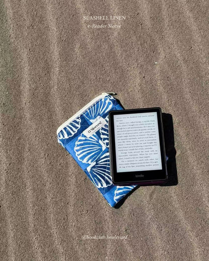 Seashell Linen e-Reader Sleeve