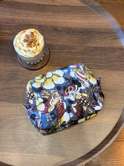 Maisie Linen Makeup Bag