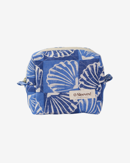 Seashell Linen Makeup Bag - O Sleeves!