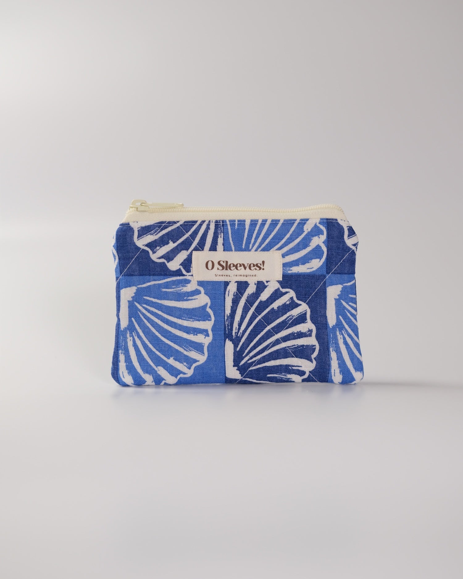 Seashell Linen Mini Pouch - O Sleeves!