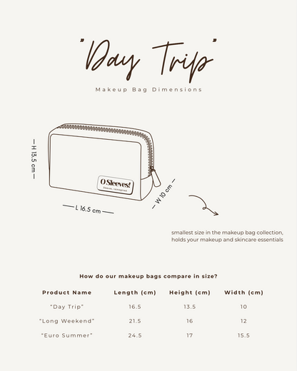 "Day Trip" Makeup Bag