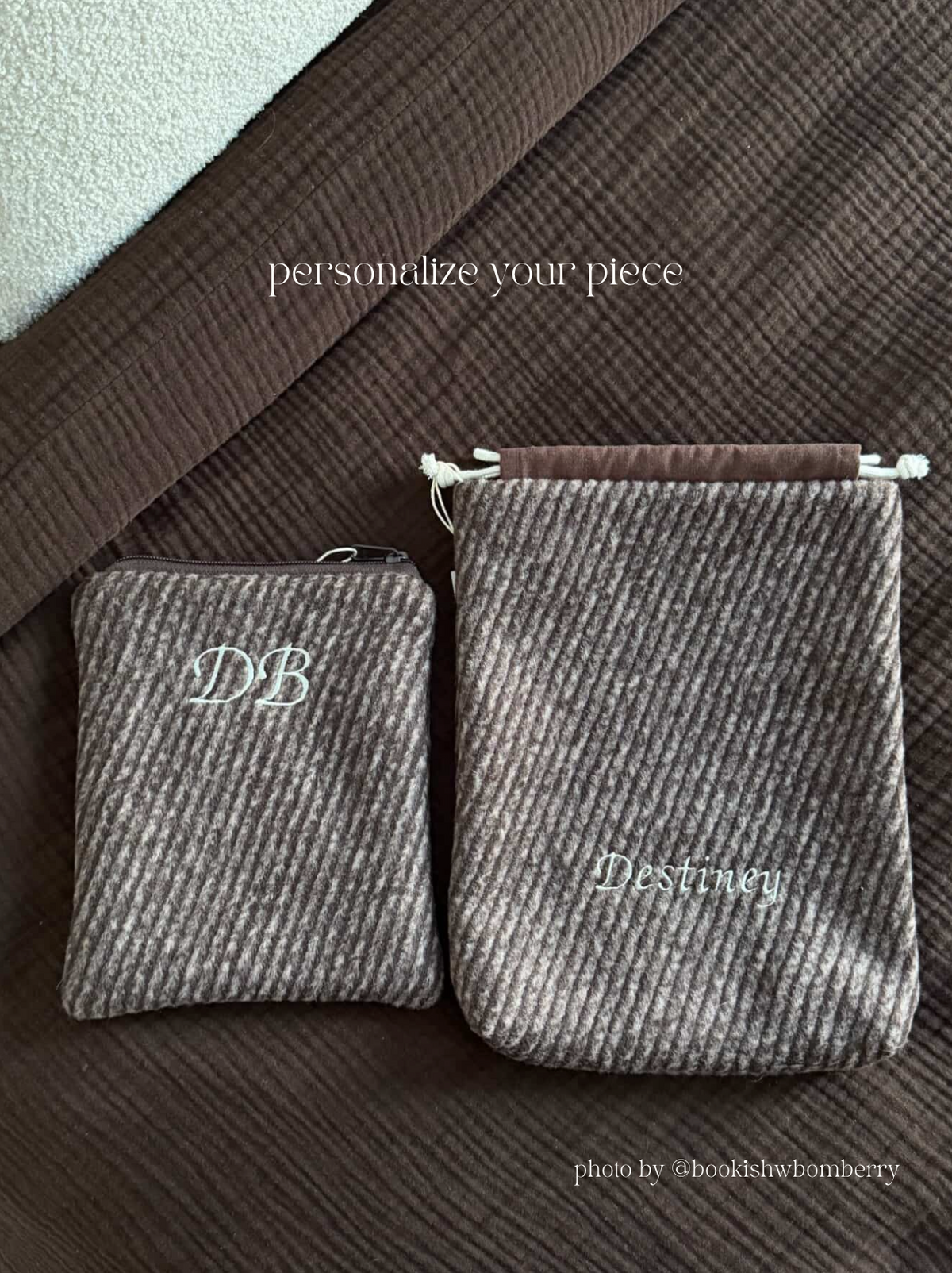 S'mores Wool-Blend Book Sleeve (Standard/Large) - O Sleeves!