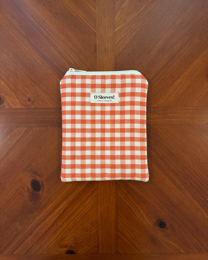 Pumpkin Spice Gingham Kindle Sleeve - O Sleeves!