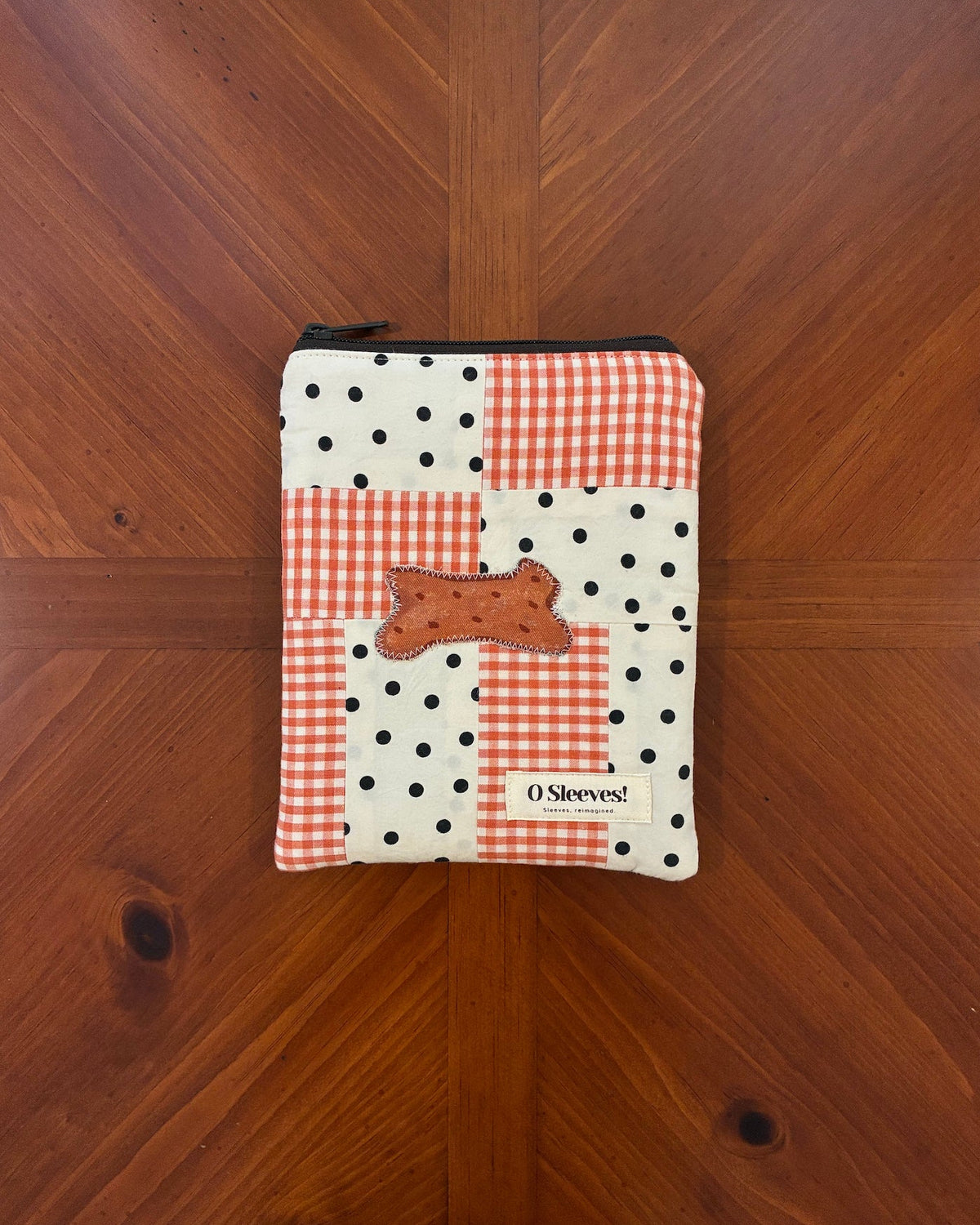 Limited: Audrey + Pumpkin Spice Cat Cookie Patchwork Kindle Sleeve - O Sleeves!