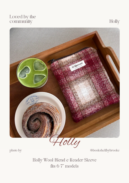 Limited: Holly Wool-Blend e-Reader Sleeve