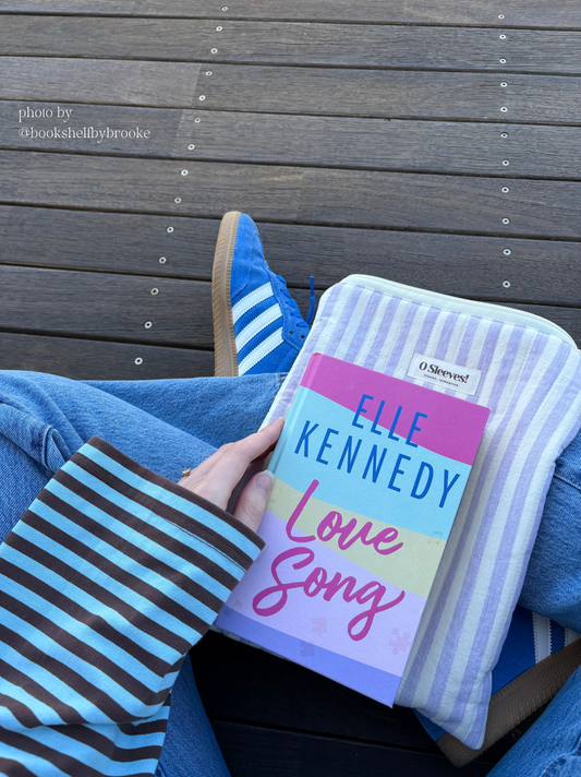 Lavender Milk Quilted Book Sleeve