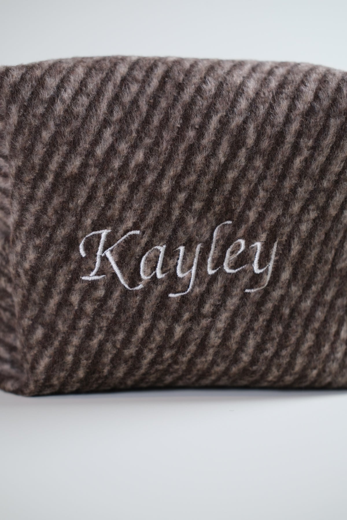 S'mores Wool-Blend Makeup Bag - O Sleeves!