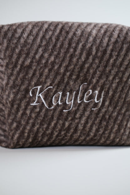 S'mores Wool-Blend Makeup Bag - O Sleeves!
