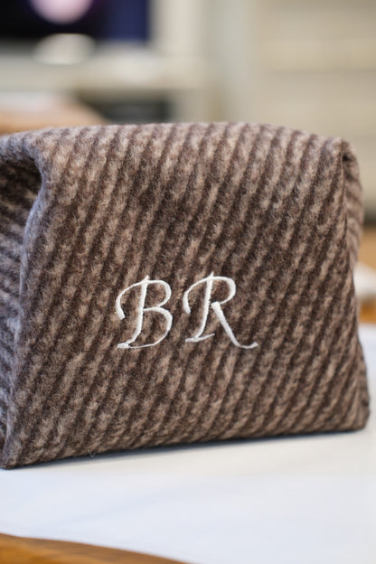 S'mores Wool-Blend Makeup Bag - O Sleeves!